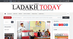 Desktop Screenshot of ladakhtoday.com